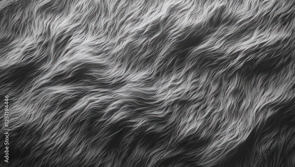 Subtle gradients and intricate grain on textured gray fur create a richly detailed and visually appealing texture. Subtle gradients and intricate grain on textured gray fur create a richly detailed and visually appealing texture.