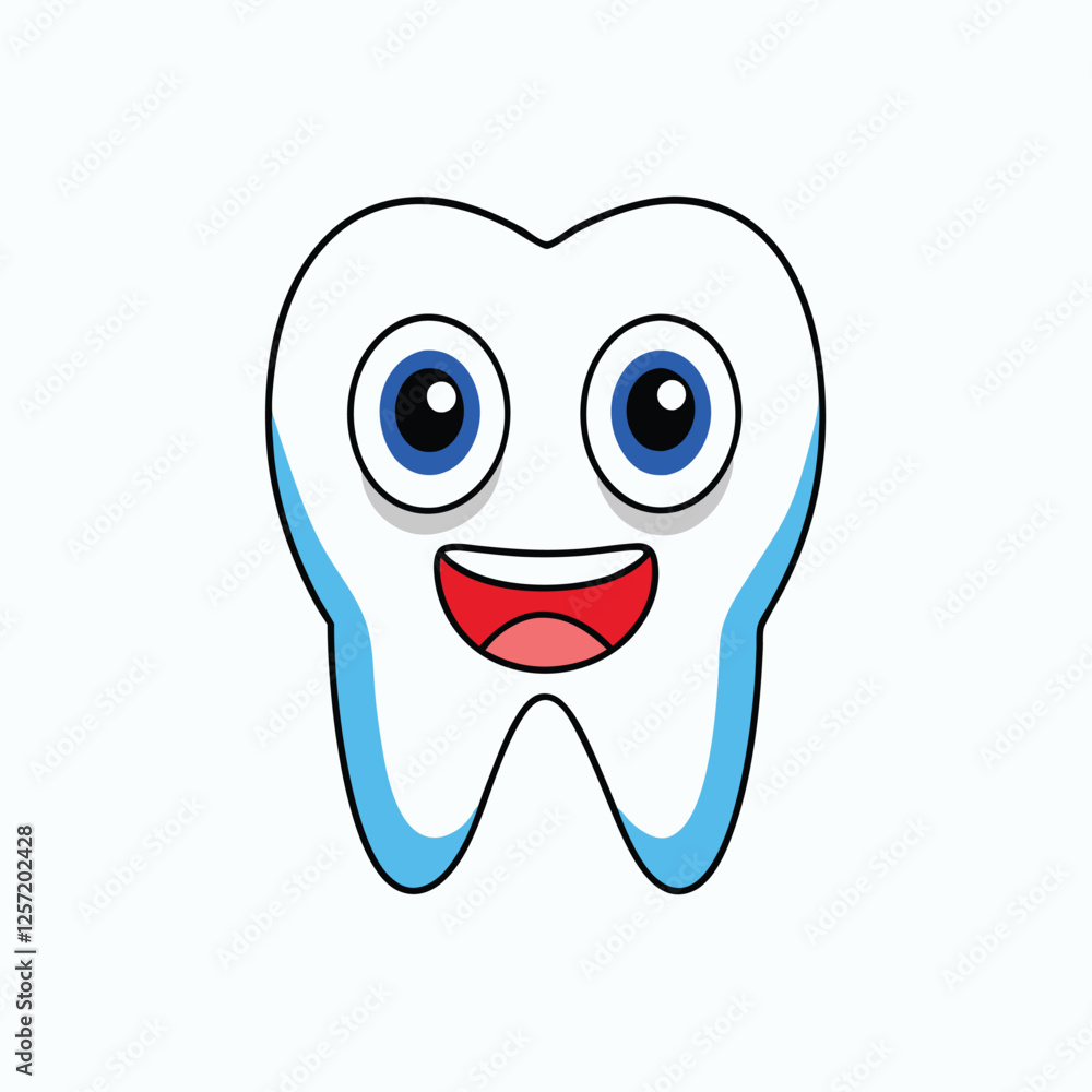 Happy Tooth Vector Illustration for Dental Care, Oral Health, and Adorable Cartoon Design
Happy Tooth Vector Illustration for Dental Care, Oral Health, and Adorable Cartoon Design