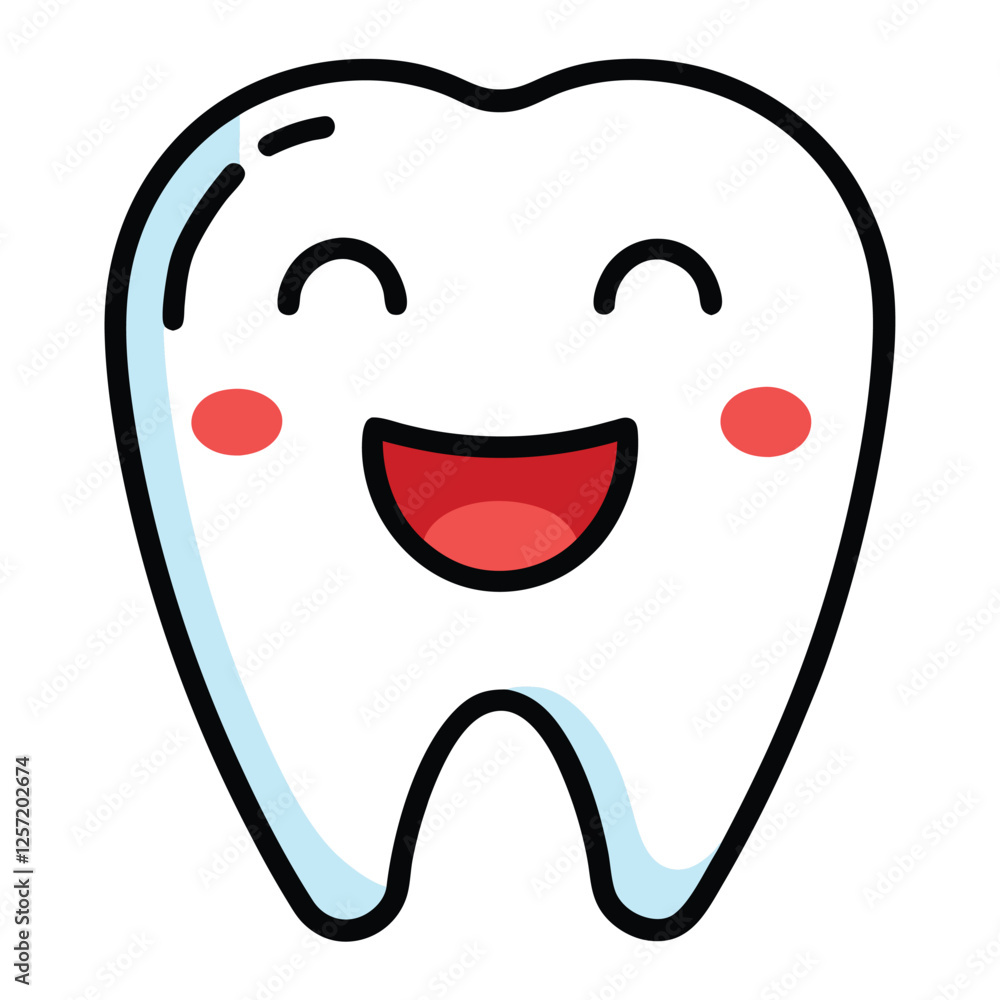 Happy Tooth Vector Illustration for Dental Care, Oral Health, and Adorable Cartoon Design
Happy Tooth Vector Illustration for Dental Care, Oral Health, and Adorable Cartoon Design