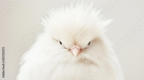 Fluffy White Chick Portrait...