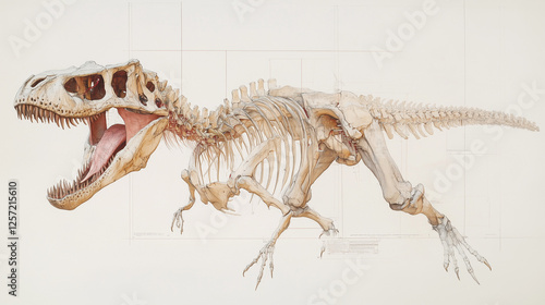 T-Rex Skeleton: A detailed ...
