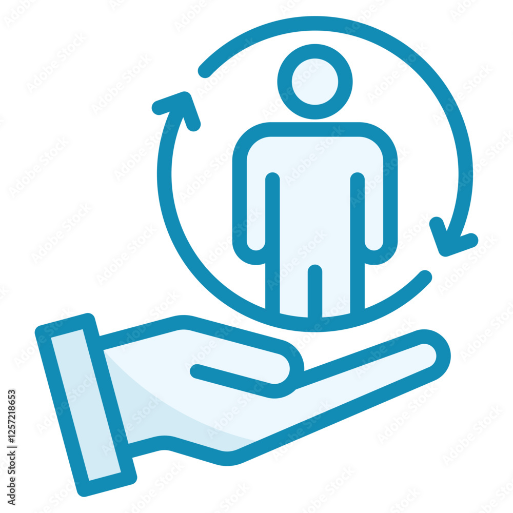 Customer Retention Icon Customer Retention Icon