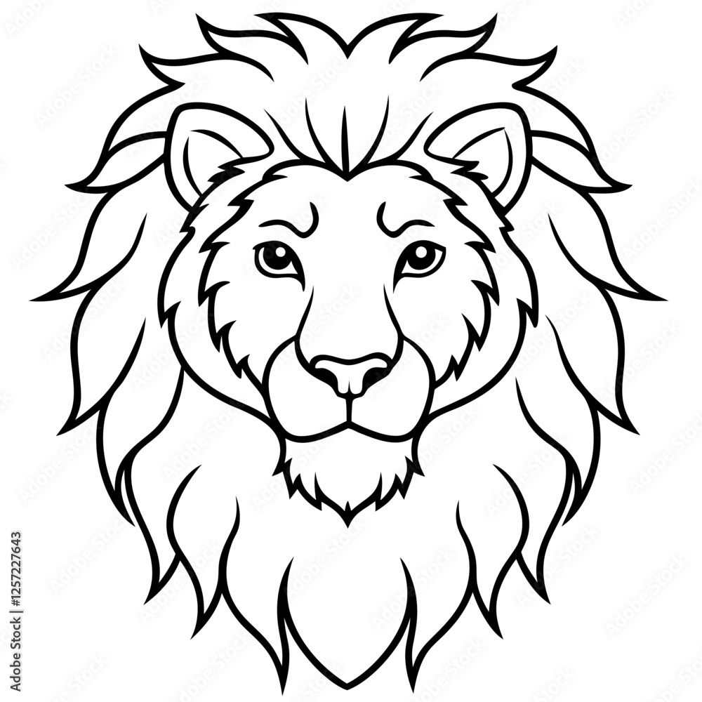 lion head vector lion head vector