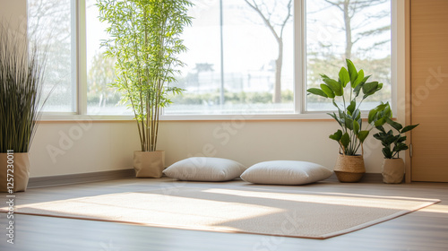 Serene Room with Natural Li...