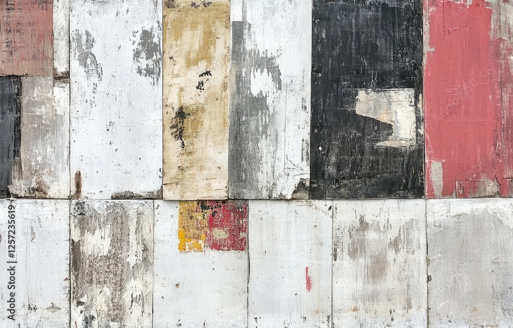 Colorful weathered wood panels wall texture background Colorful weathered wood panels wall texture background
