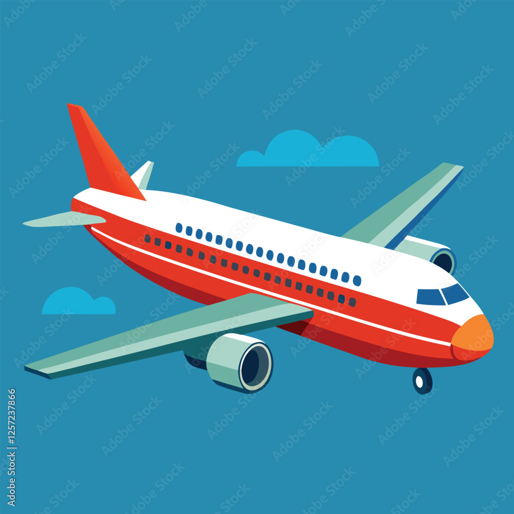 Fototapeta premium aroplane vector