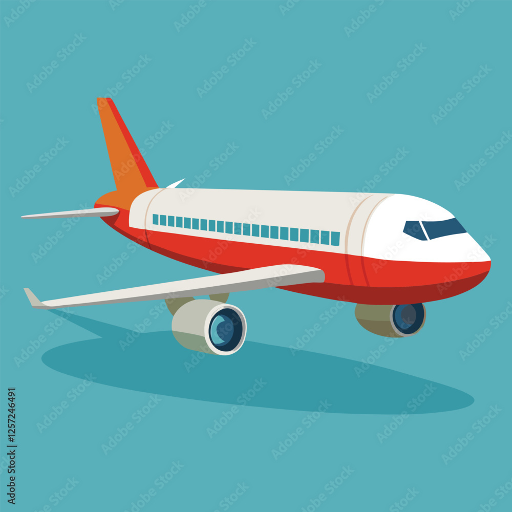 Fototapeta premium aroplane vector