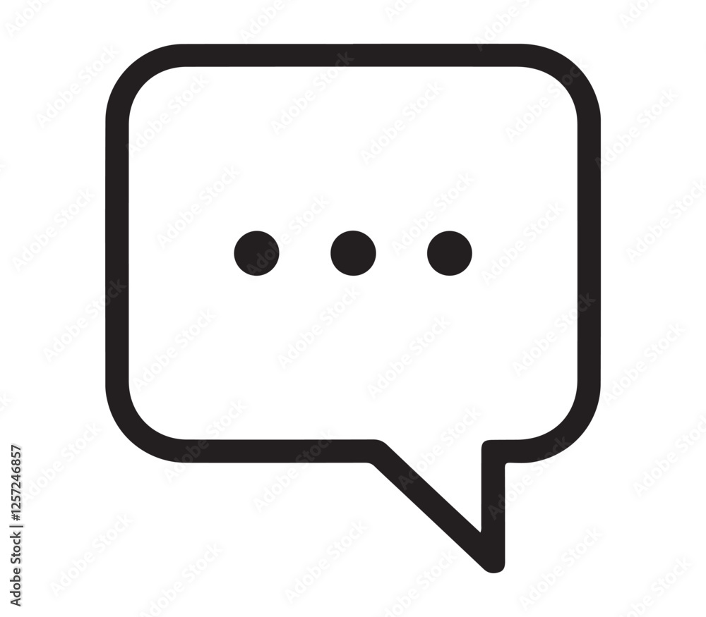 Comment icon speech bubble symbol vector isolated on white background Comment icon speech bubble symbol vector isolated on white background
