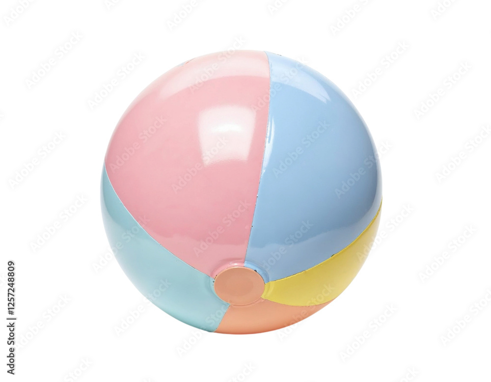 beach ball on white background beach ball on white background