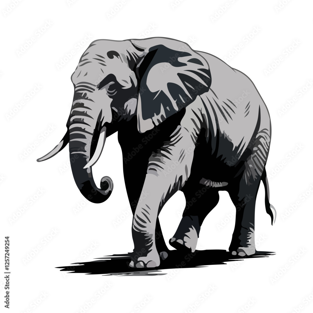 Fototapeta premium Majestic African Elephant