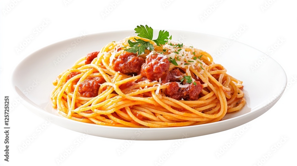Spaghetti with Meatballs: A tantalizing plate of spaghetti with meatballs, smothered in a rich tomato sauce and topped with a sprinkle of grated cheese and fresh parsley. Spaghetti with Meatballs: A tantalizing plate of spaghetti with meatballs, smothered in a rich tomato sauce and topped with a sprinkle of grated cheese and fresh parsley.