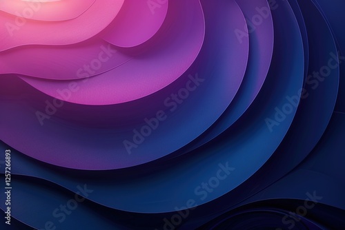 Modern abstract gradient dark purplish blue banner background