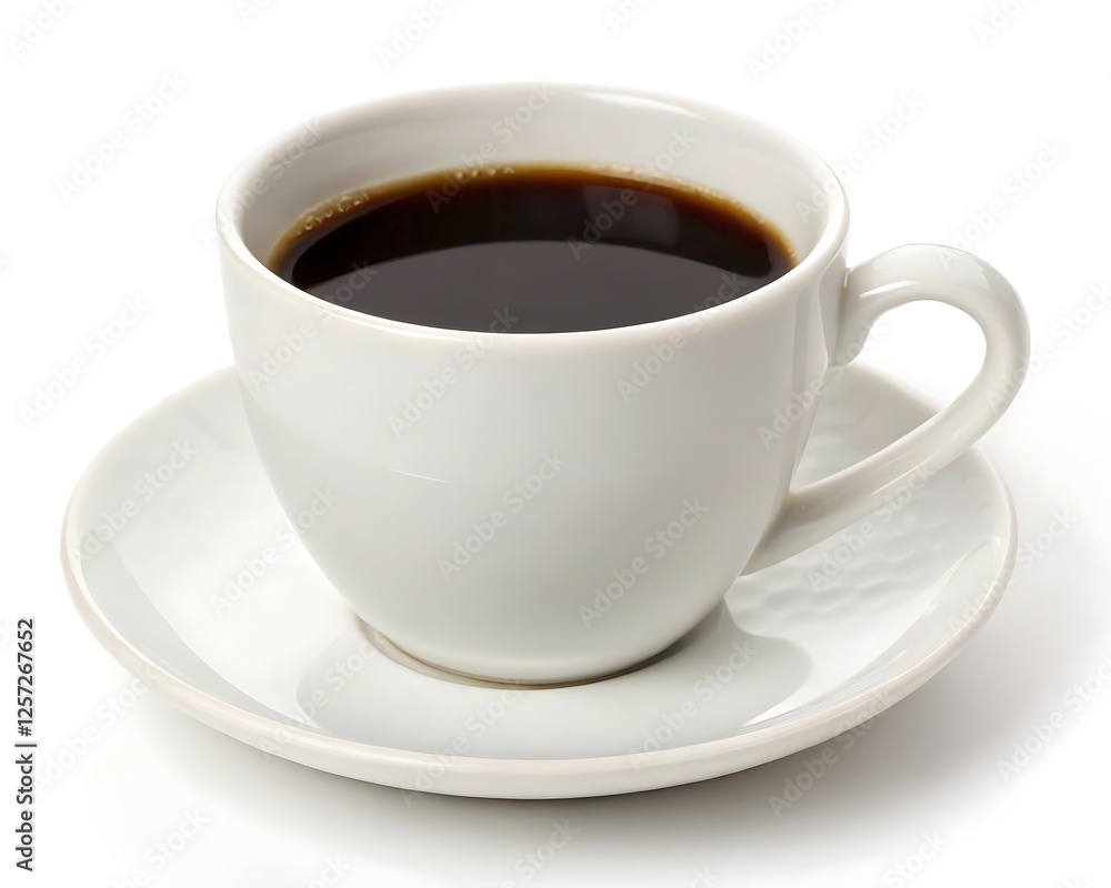 cup of coffee on white cup of coffee on white