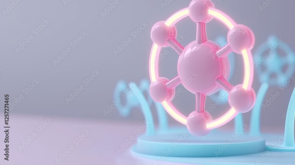 health warning symptoms alerts. A colorful 3D model of a ferris wheel with neon pink and blue accents, set against a soft, blurred background. health warning symptoms alerts. A colorful 3D model of a ferris wheel with neon pink and blue accents, set against a soft, blurred background.