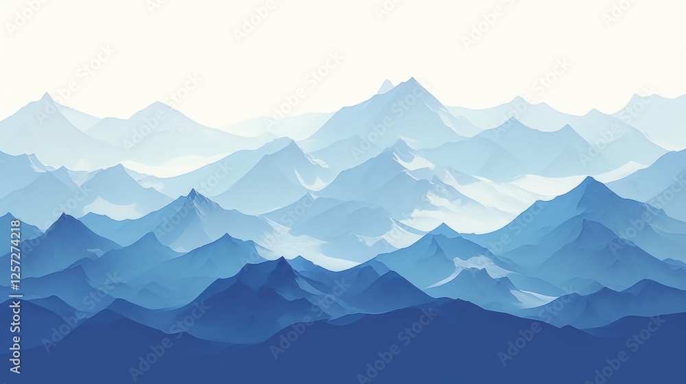 Abstract mountain background with rugged peaks and valleys in muted grays and blues, highlighting the grandeur and majesty of mountains. Ideal for outdoor and adventure-themed projects. Abstract mountain background with rugged peaks and valleys in muted grays and blues, highlighting the grandeur and majesty of mountains. Ideal for outdoor and adventure-themed projects.
