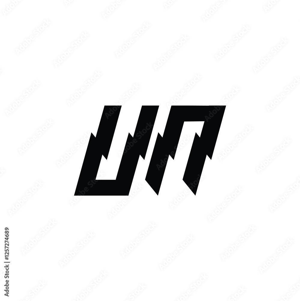 UN monogram logo design letter text name symbol monochrome logotype alphabet character simple logo UN monogram logo design letter text name symbol monochrome logotype alphabet character simple logo