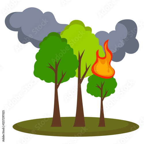 Forest Fires Illustration