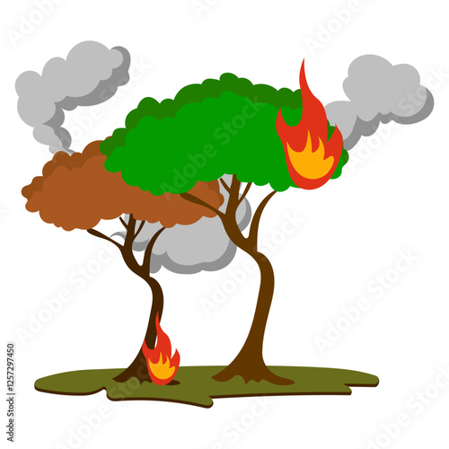 Forest Fires Illustration