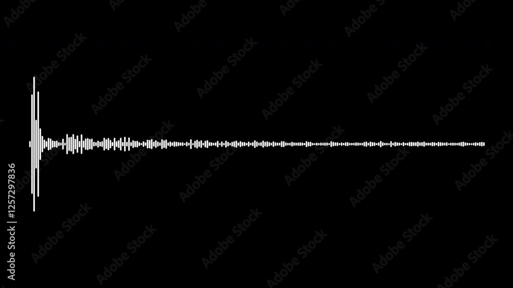 Digital Audio Spectrum Sound Effect Wave Equalizer Animation Black Background. 4K Resolution Digital Audio Spectrum Sound Effect Wave Equalizer Animation Black Background. 4K Resolution