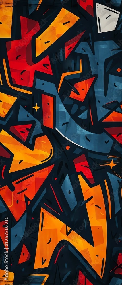 Obraz premium graffiti on a wall