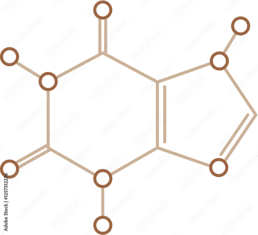 Chemical Structure of Caffeine Chemical Structure of Caffeine