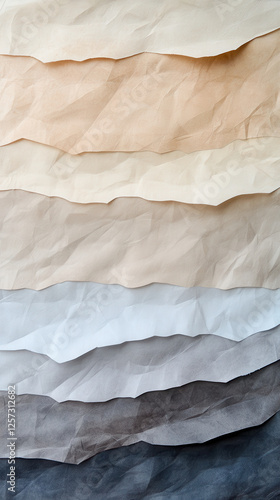 Wallpaper Mural Layered delicate papers subtle color gradient Torontodigital.ca