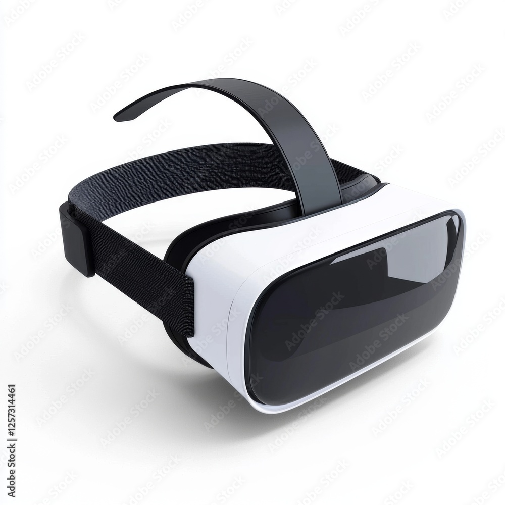 Modern Virtual Reality Headset with Sleek Design for Immersive Experiences and Advanced Gaming Technology Modern Virtual Reality Headset with Sleek Design for Immersive Experiences and Advanced Gaming Technology