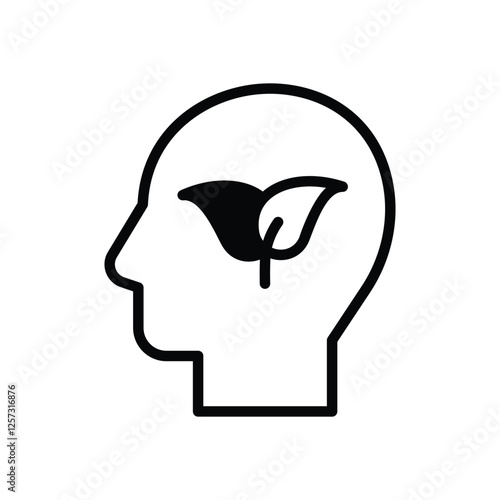 Think Green vector icon