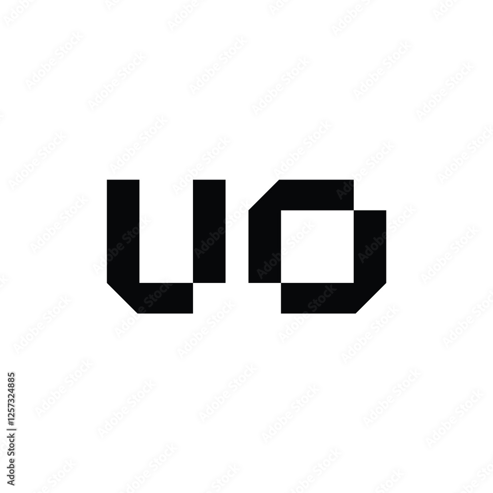 UO monogram logo design letter text name symbol monochrome logotype alphabet character simple logo UO monogram logo design letter text name symbol monochrome logotype alphabet character simple logo