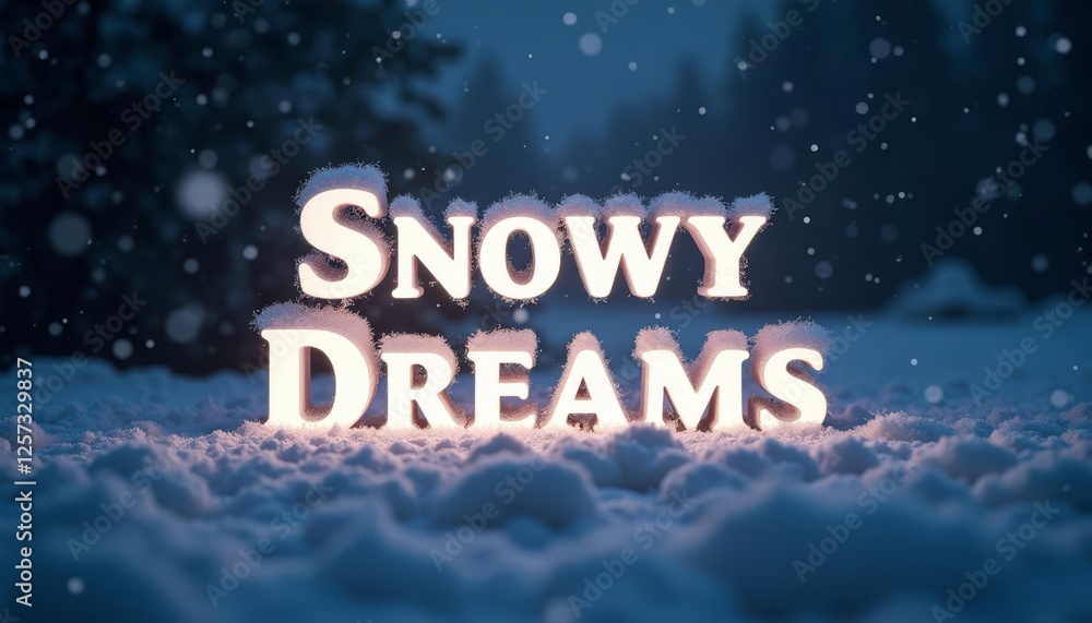 Enchanting Snowy Dreams, A Winter Wonderland of Hope and Peace Enchanting Snowy Dreams, A Winter Wonderland of Hope and Peace