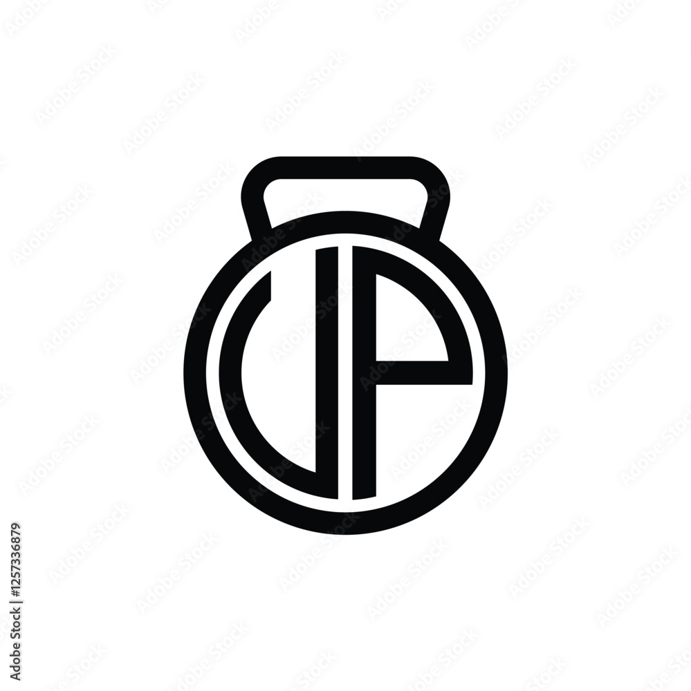 UP monogram logo design letter text name symbol monochrome logotype alphabet character simple logo UP monogram logo design letter text name symbol monochrome logotype alphabet character simple logo