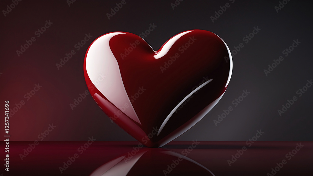 Elegant Deep Red Heart Shaped Ceramic Ornament Set Against Dark Red Background for Wedding and Special Occasion Decor Ideas Romantic Wallpaper Background Elegant Deep Red Heart Shaped Ceramic Ornament Set Against Dark Red Background for Wedding and Special Occasion Decor Ideas Romantic Wallpaper Background