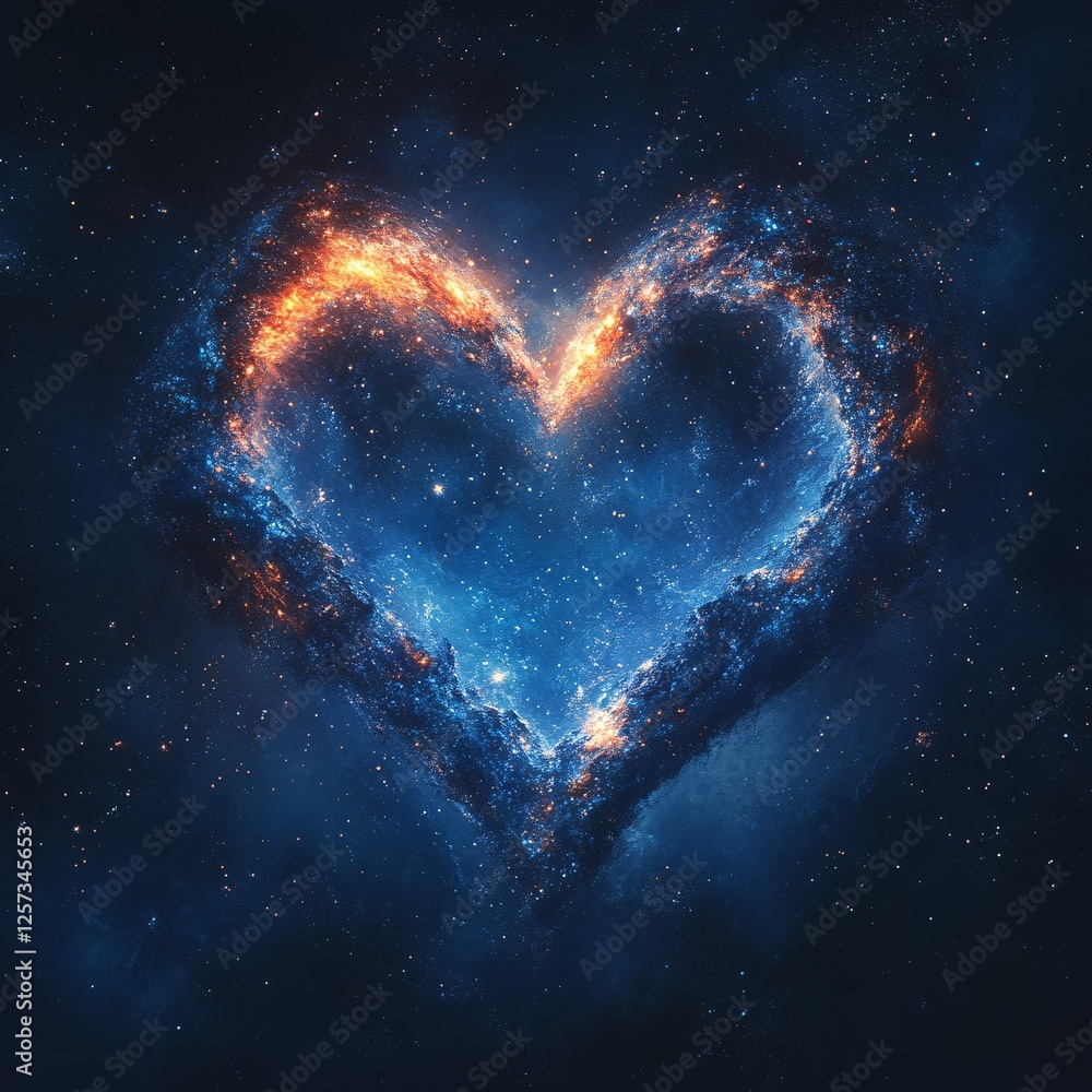 A vector illustration of a lone star in a galaxy, pulsing faintly in the shape of a heart, waiting to be noticed. A vector illustration of a lone star in a galaxy, pulsing faintly in the shape of a heart, waiting to be noticed.
