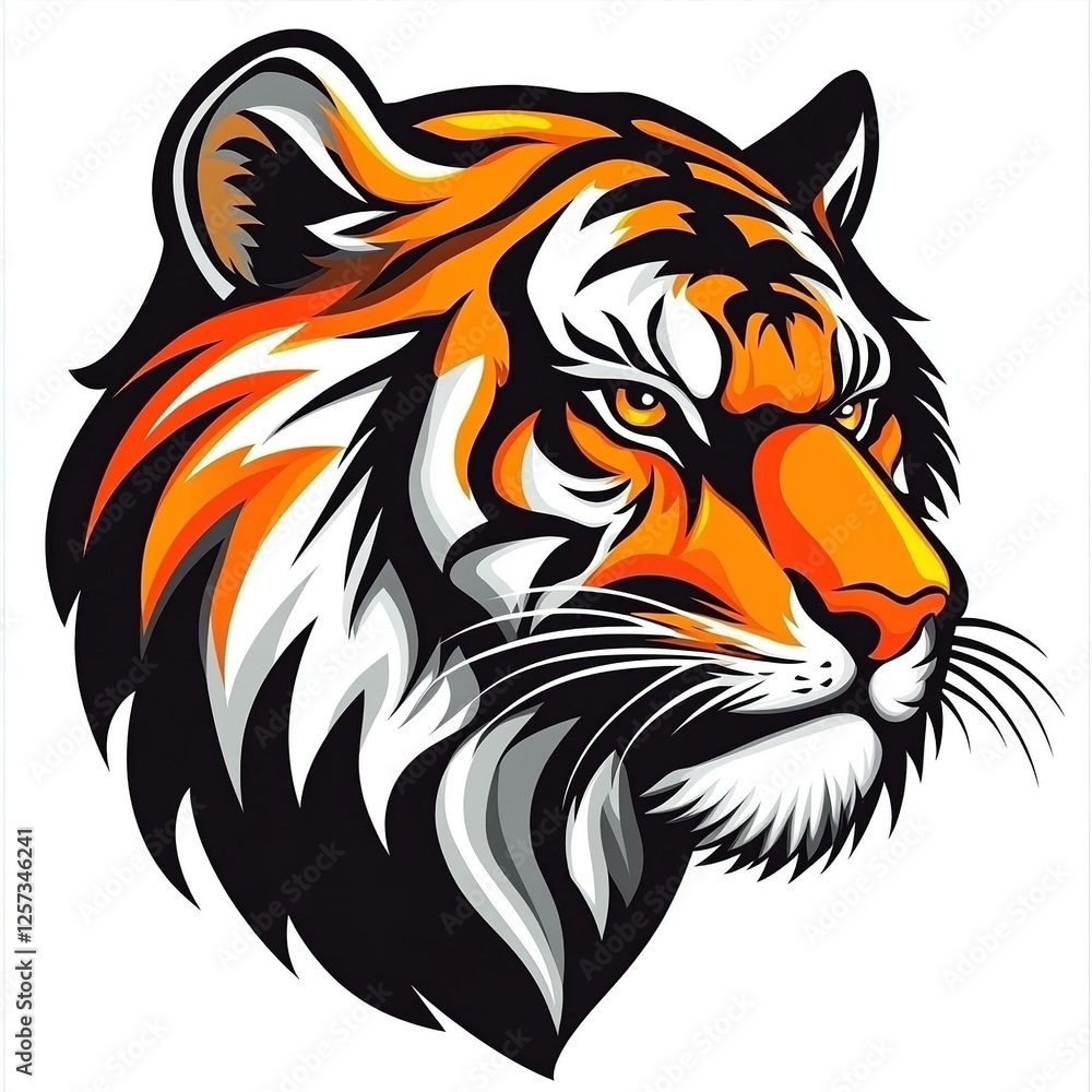 Esport vector logo tiger tiger icon tiger head vector sticker Esport vector logo tiger tiger icon tiger head vector sticker