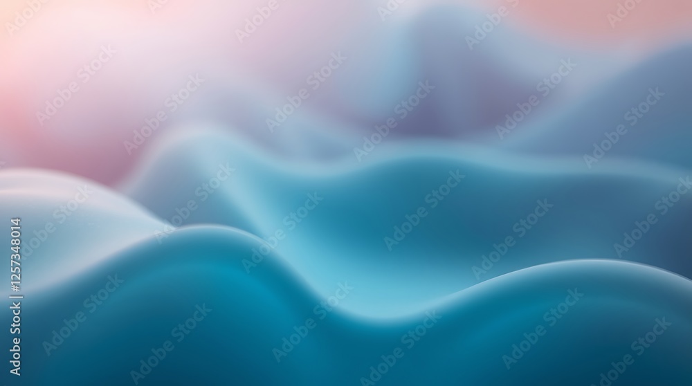 Obraz premium 3D Abstract Background - High-Resolution Geometric Shapes, Vibrant Colors, Dynamic Depth, and Light Effects