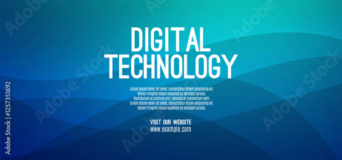 Technology digital speed connect blue green background, cyber nano information, abstract communication, innovation future tech data, internet network connection, Ai big data, line dot illustration