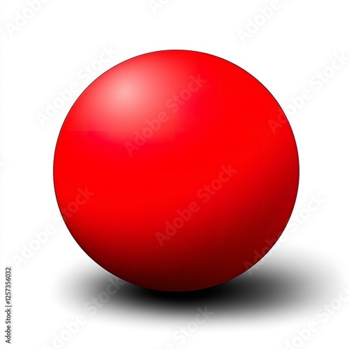 Free Download red ball isolated on white - GFXLoad