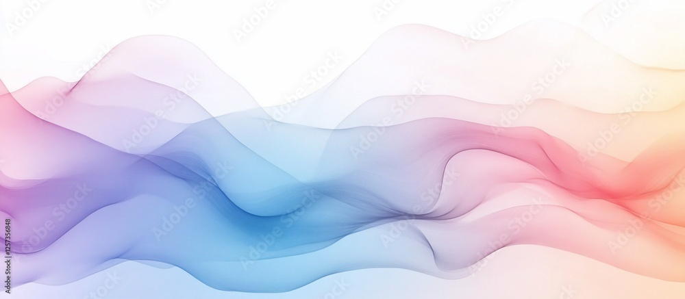 Abstract flowing waves in vibrant colors creating a serene background for creative use Abstract flowing waves in vibrant colors creating a serene background for creative use