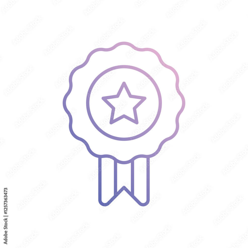 Medal vector icon Medal vector icon