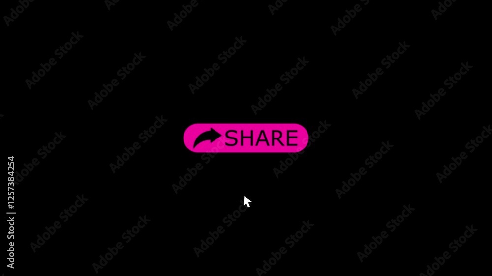 Share icon, simple design web sharing sign animation. Animated share icon for social media. Share icon, simple design web sharing sign animation. Animated share icon for social media.
