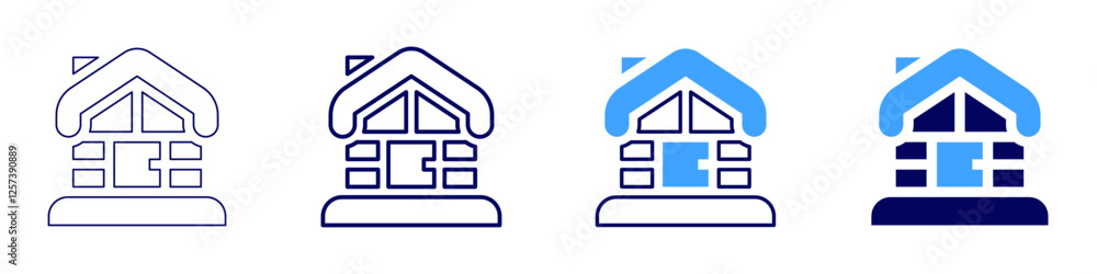 Investment property analysis icon in 4 different styles. Thin Line, Line, Bold Line, Duotone. Duotone style. Editable stroke Investment property analysis icon in 4 different styles. Thin Line, Line, Bold Line, Duotone. Duotone style. Editable stroke