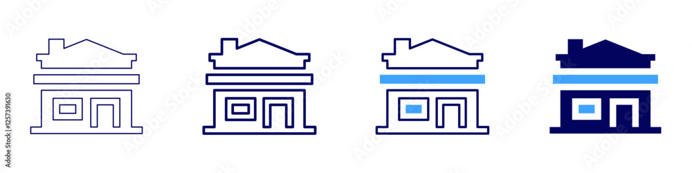 Property flipping financing icon in 4 different styles. Thin Line, Line, Bold Line, Duotone. Duotone style. Editable stroke Property flipping financing icon in 4 different styles. Thin Line, Line, Bold Line, Duotone. Duotone style. Editable stroke