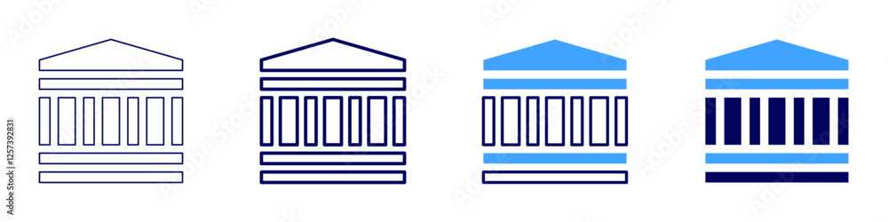 Property value estimation tools icon in 4 different styles. Thin Line, Line, Bold Line, Duotone. Duotone style. Editable stroke Property value estimation tools icon in 4 different styles. Thin Line, Line, Bold Line, Duotone. Duotone style. Editable stroke