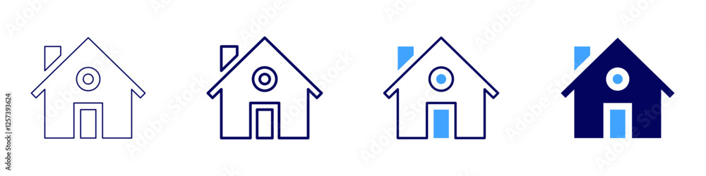 Real estate capital investment icon in 4 different styles. Thin Line, Line, Bold Line, Duotone. Duotone style. Editable stroke Real estate capital investment icon in 4 different styles. Thin Line, Line, Bold Line, Duotone. Duotone style. Editable stroke