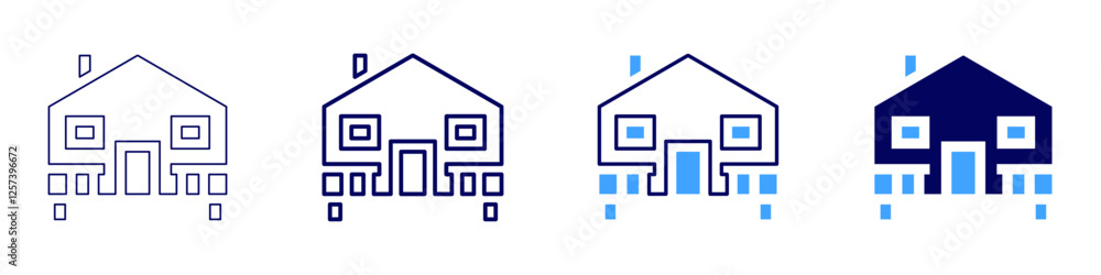 Real estate investment group icon in 4 different styles. Thin Line, Line, Bold Line, Duotone. Duotone style. Editable stroke Real estate investment group icon in 4 different styles. Thin Line, Line, Bold Line, Duotone. Duotone style. Editable stroke