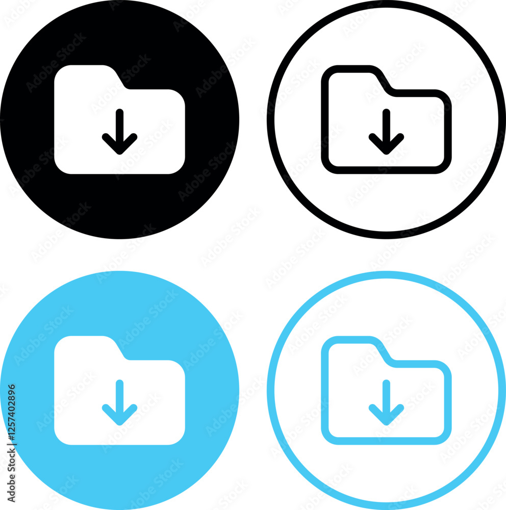 download folder icon, file document import icon sign with arrow down - save folder file icon button download folder icon, file document import icon sign with arrow down - save folder file icon button