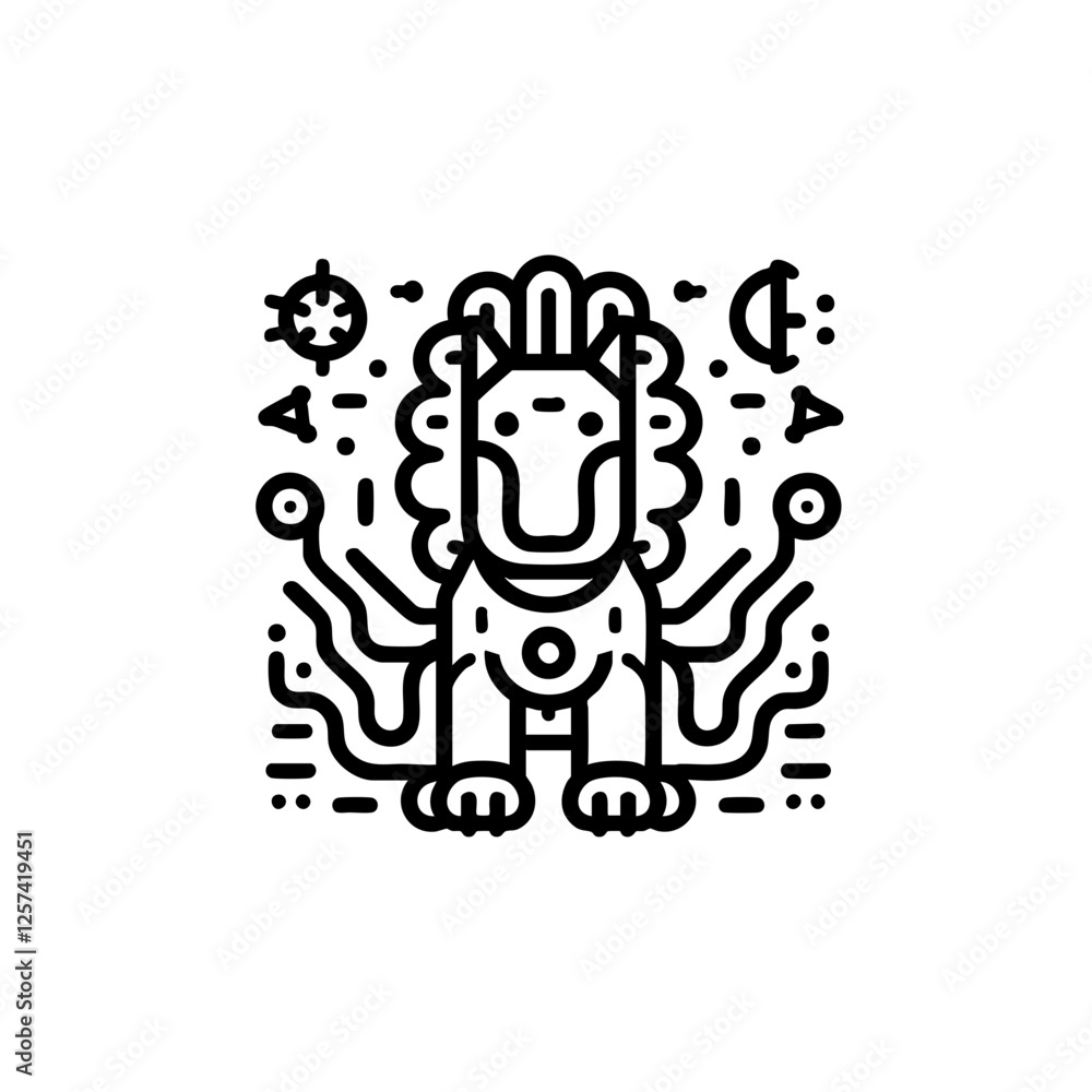 Futuristic animal robot vector illustration with a sleek and modern design. Perfect for sci-fi projects, branding, merchandise, and digital art. Futuristic animal robot vector illustration with a sleek and modern design. Perfect for sci-fi projects, branding, merchandise, and digital art.