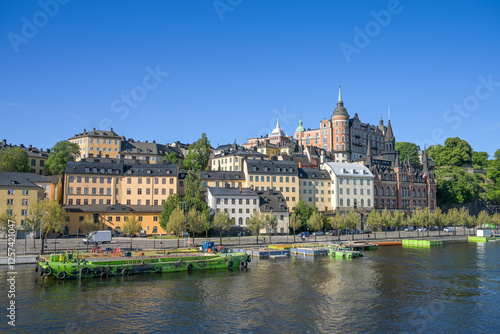 Photography Wohnhäuser im Viertel Mariaberget, Södermalm, Stockholm, Schweden