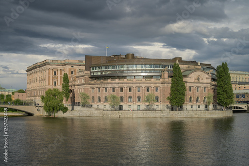 Reichstag Riksdagshuset, Altstadt Gamla stan, Stockholm, Schweden