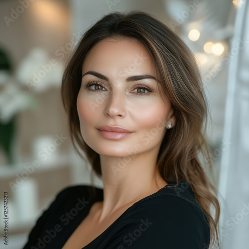 Elegant Professional Woman Portrait - Modern Blonde Beauty with Confident Smile Free Download Elegant Professional Woman Portrait - Modern Blonde Beauty with Confident Smile - GFXLoad